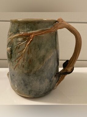 Handmade Ceramic Golf Themed Pottery Mug